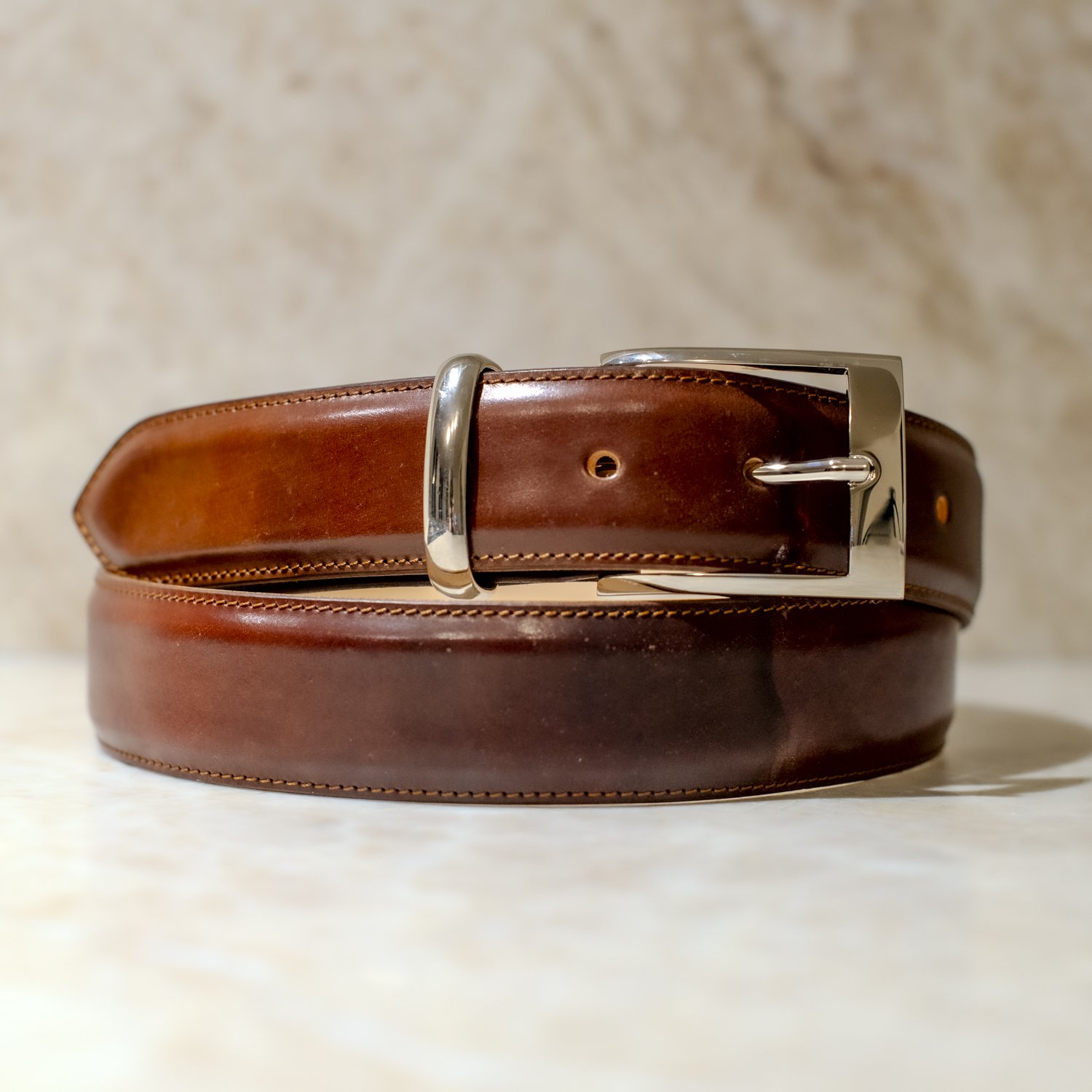 One Piece Shell Cordovan Belt - Color #4 — GENUINE HORWEEN PRODUCTS